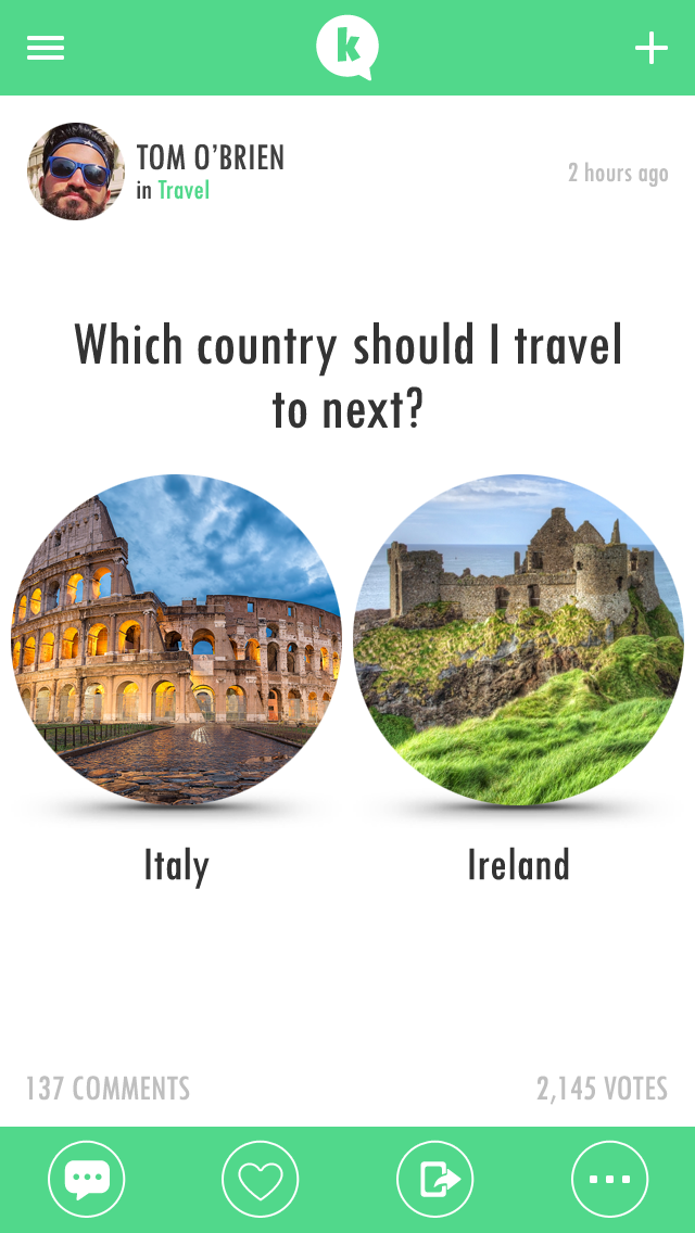 Browse & Create Unique Visual Polls